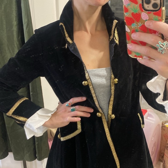 🌼 Pirate Coat Halloween velvet material sexy Pirate Costume - Picture 3 of 8